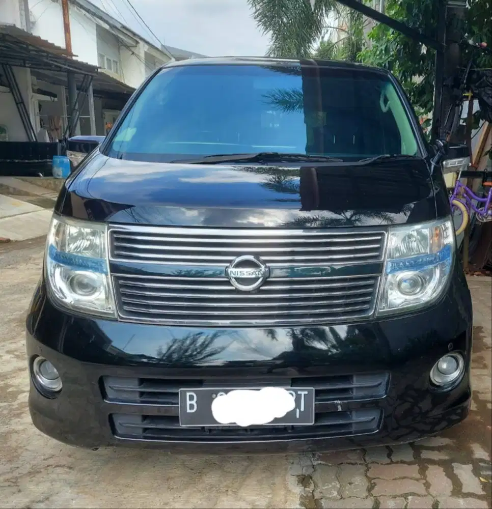 (CashTermurah) Nissan Elegrand 2.5 Hws 2008 Hitam AT Terawat