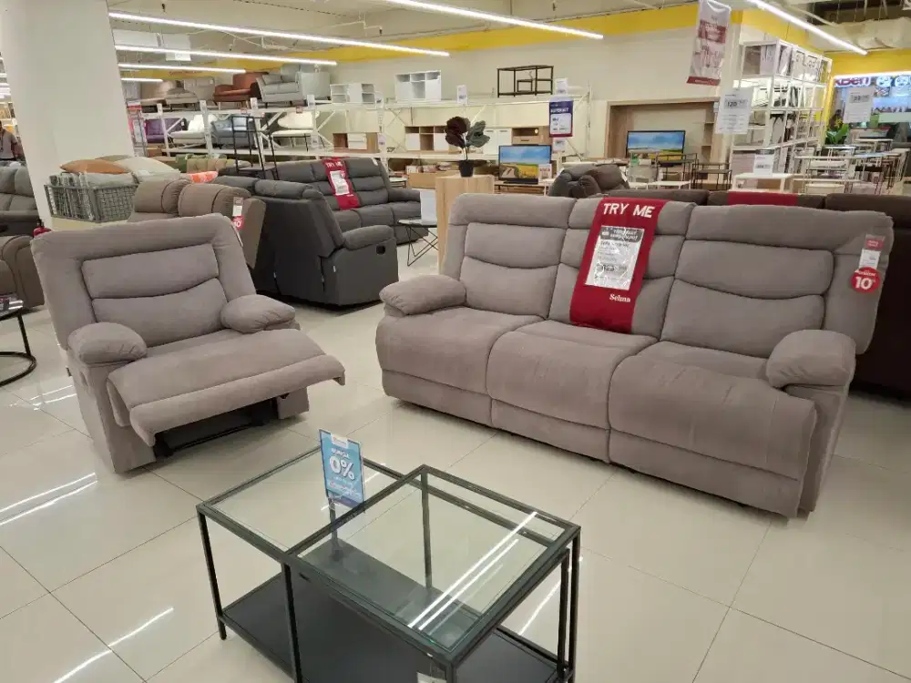 Sofa Recliner 3+1 Abu Laurel