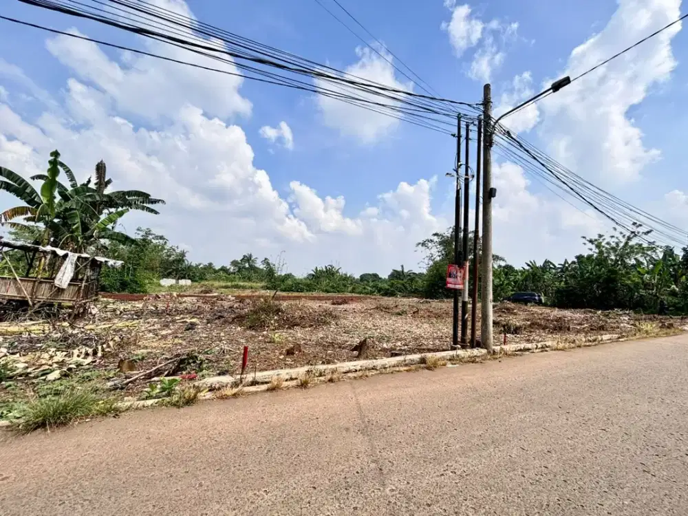 Tanah Kavling Cisauk Tepi Jalan,Dekat Tol Legok