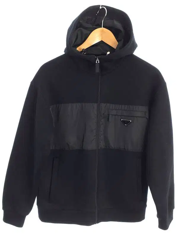 jaket hoodie pria luxury PRADA