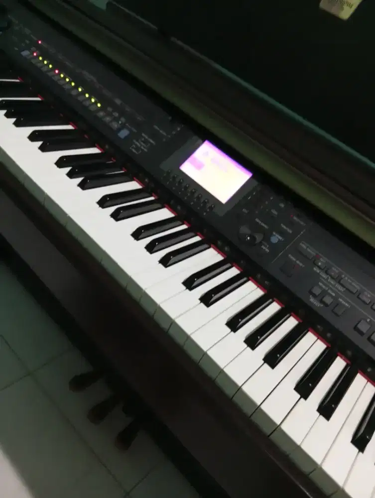 ALAT MUSIK PIANO CLAVONIVA CVP401R KEYBOARD DIGITAL CVP 401 HAMMER 88X