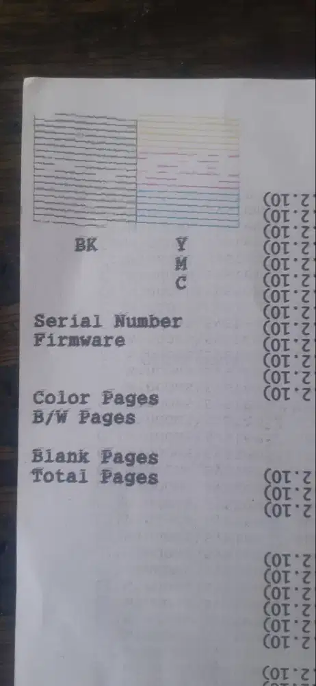 Printer Epson L385 wifi all in one infus sistem minus