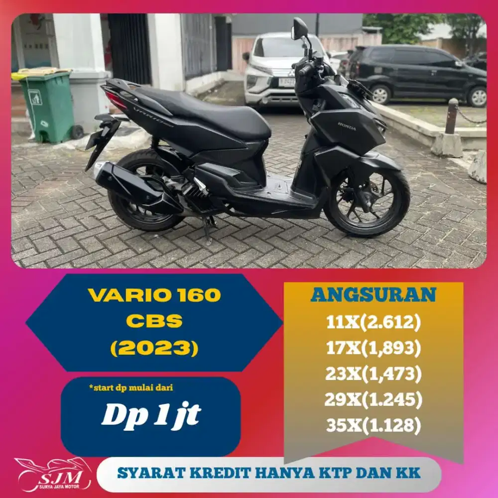 Vario 160 CBS 2023 Pajak Panjang