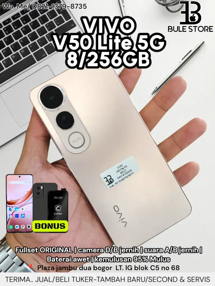 Vivo V50 Lite 5G 8/256GB FULLSET ORIGINAL