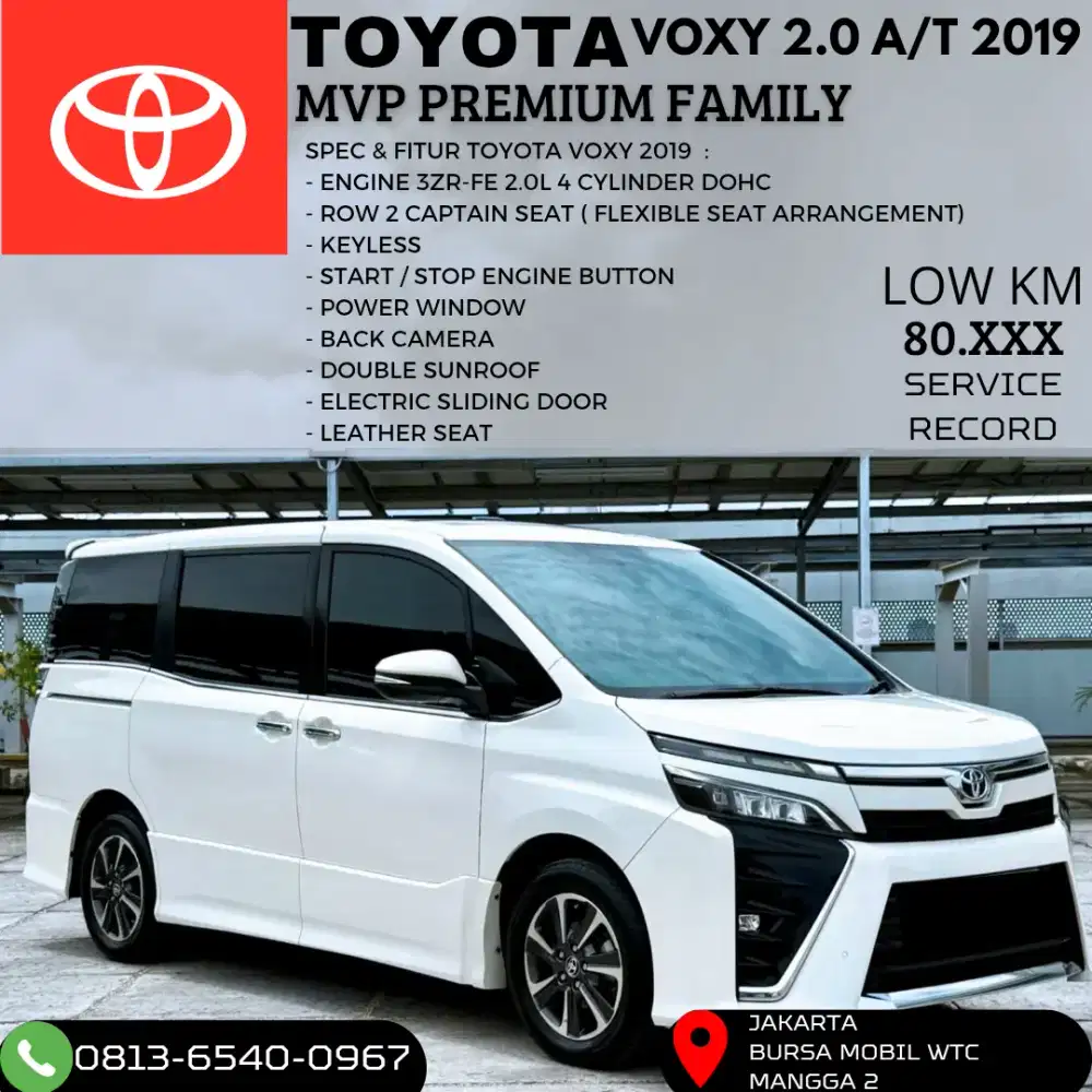 Toyota Voxy 2019 Bensin