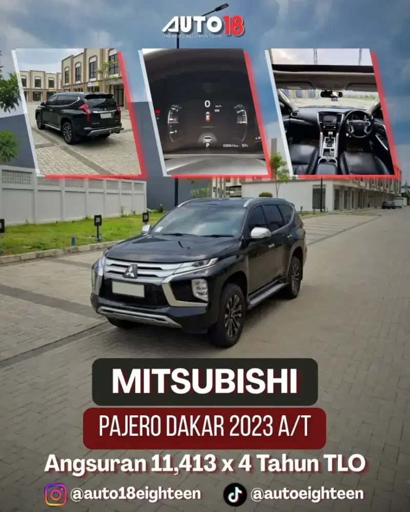 Mitsubishi Pajero Dakar sport at 2023 KM 10 rb pjk 5/2027