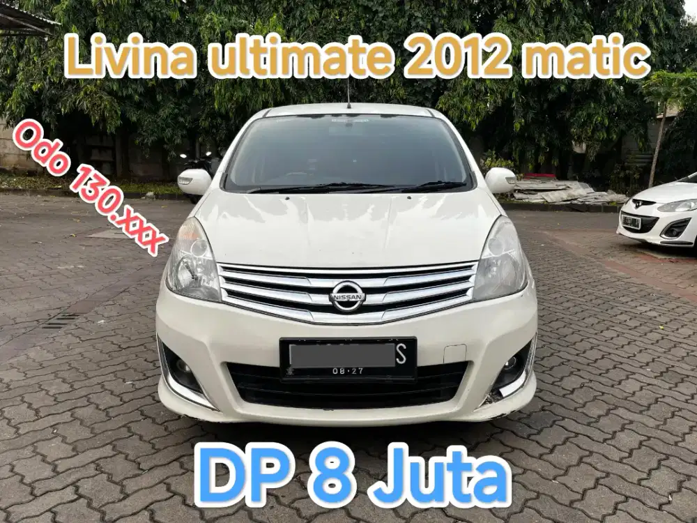 8JT LIVINA ULTIMATE 2012 AT FACELIFT GRILL 2013 WHITE EDITION !!