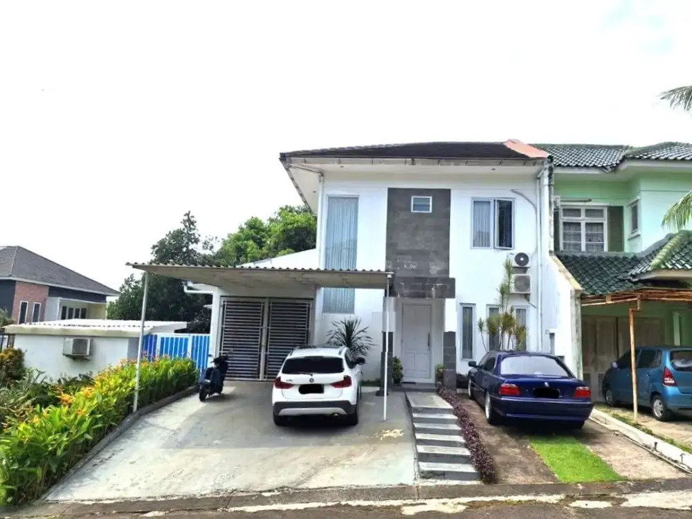 Rumah 2lt hoek 20x27 550m Type 4KT Bukit Golf Hijau Sentul City Bogor