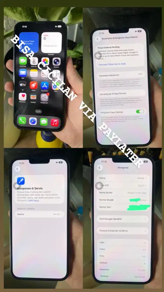 iPhone 13 ProMax 512 PA/A RESMI INDO