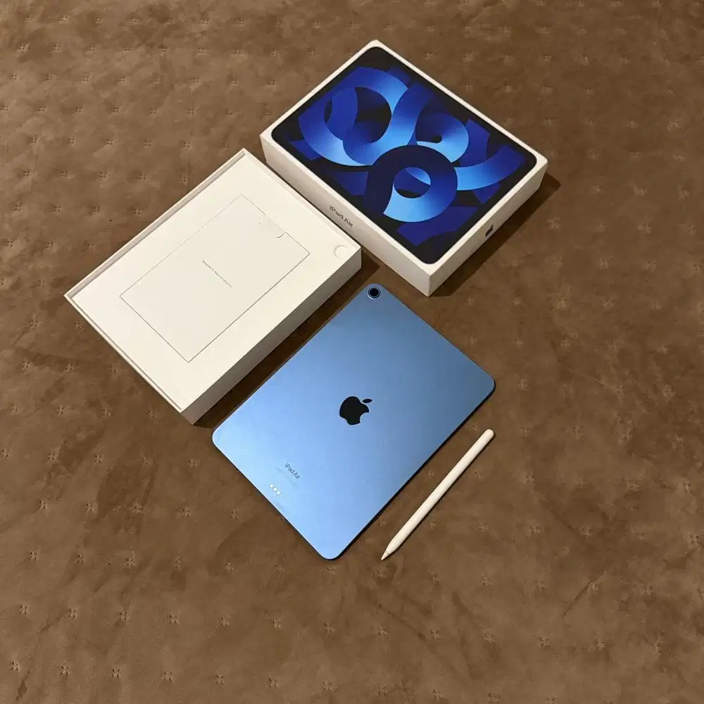 iPad Air 5 64GB Blue Wifi Only Fullset Original