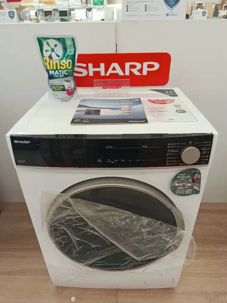 SHARP WASH MACH FL ES-FL1270XT 7KG