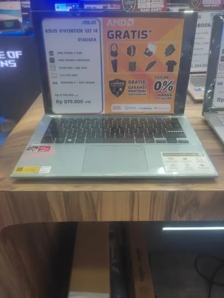 Asus vivobook go14 RAM 8GB 512GB bisa Cicilan tanpa DP
