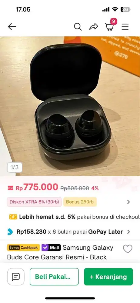 Ear buds samsung galaxy buds core