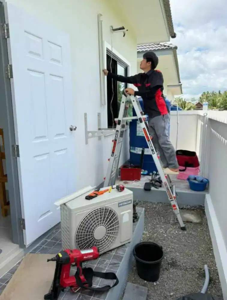 Service AC, cuci AC, bongkar pasang AC, service kulkas DLL BERGARANSI