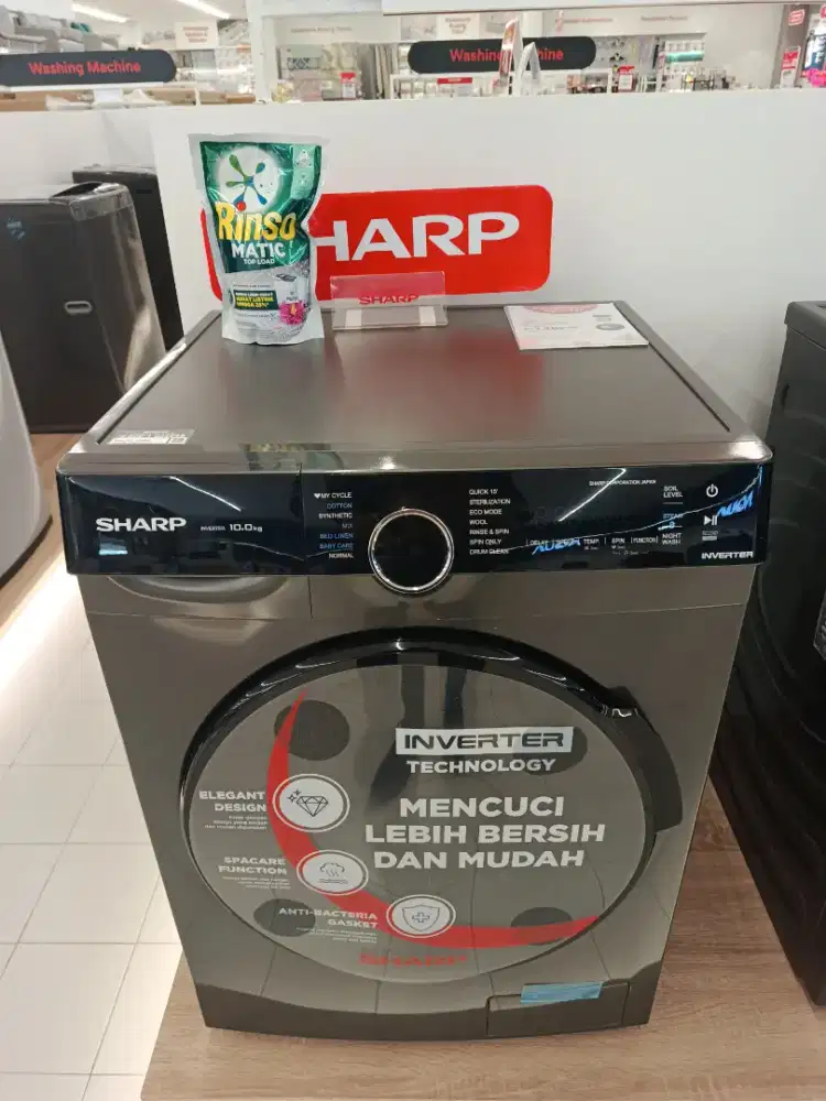 SHARP WASH MACH FL ES-FL1410MSX 10KG