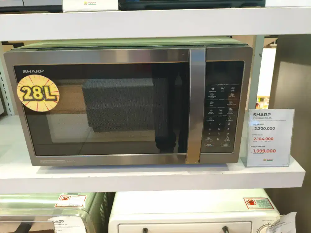 CASH & KREDIT SHARP Microwave R753GX BS Grill 28L