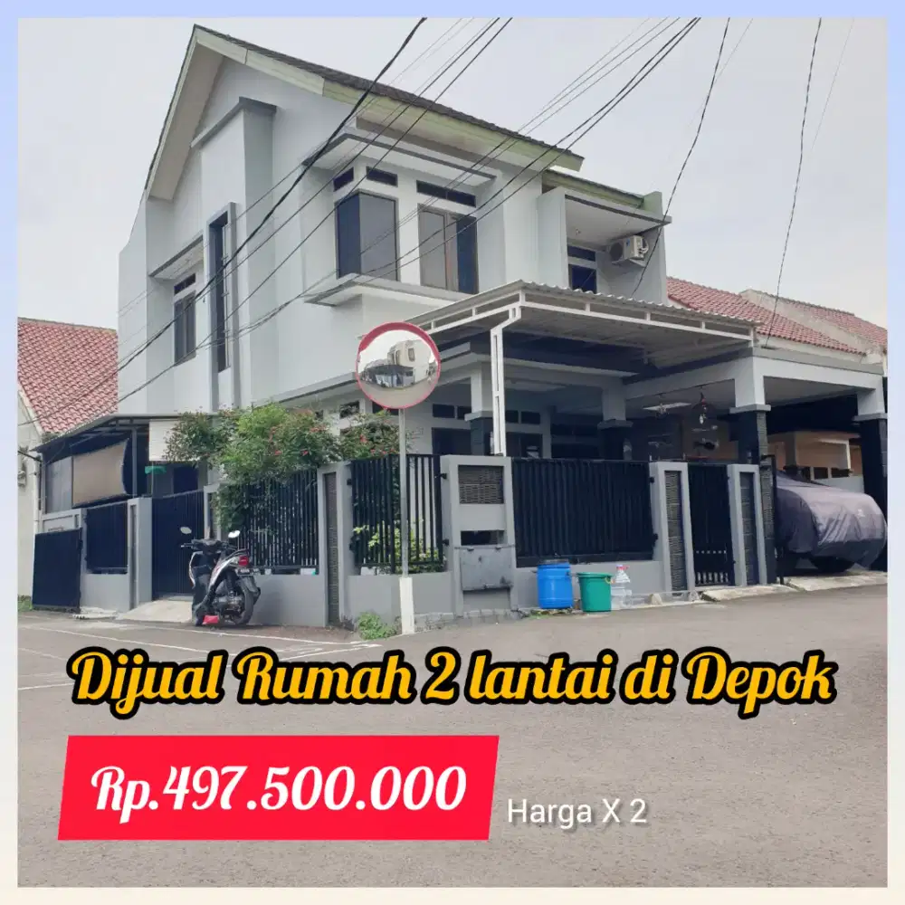 Dijual Rumah Harga di Bawah Pasaran GDC Depok Alun alun & pasar pucung