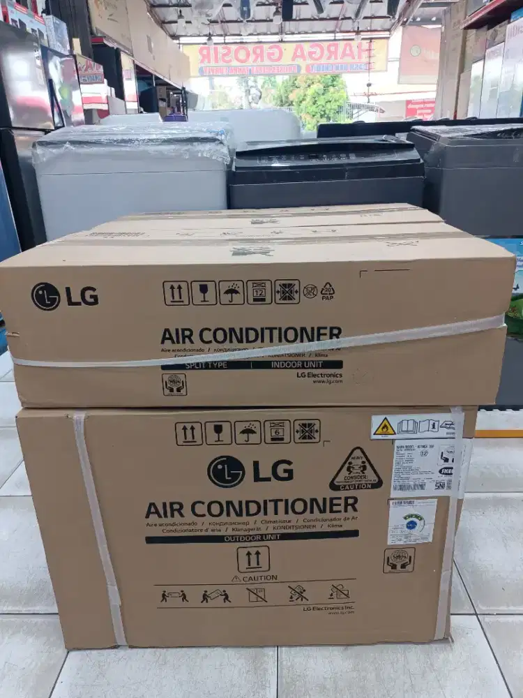 AC LG 1/2PK ,HARGA PLUS PASANG,BARANG BARU.