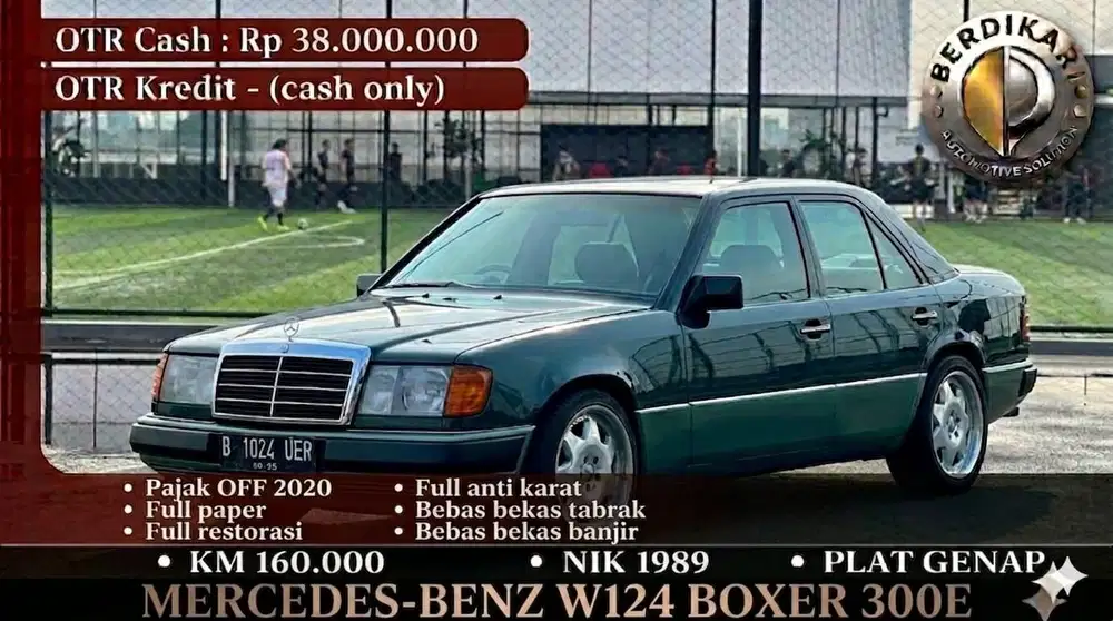 Mercedes benz Boxer 300E manual 1989 full restorasi pajak off 2020