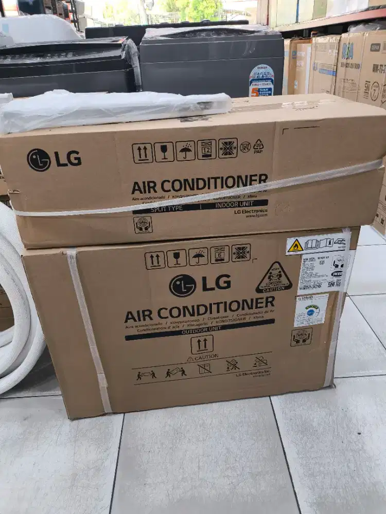 AC LG 1/2PK BARANG BARU GARANSI RESMI PABRIK HARGA BERIKUT PASANG