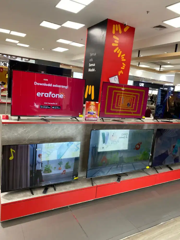 Promo cicilan smart TV Bunga 0% Gratis 1x angsuran tanpa dp