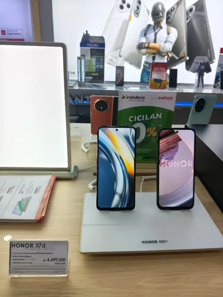 Honor X7d 8/512GB, Cicilan 0% Tanpa DP