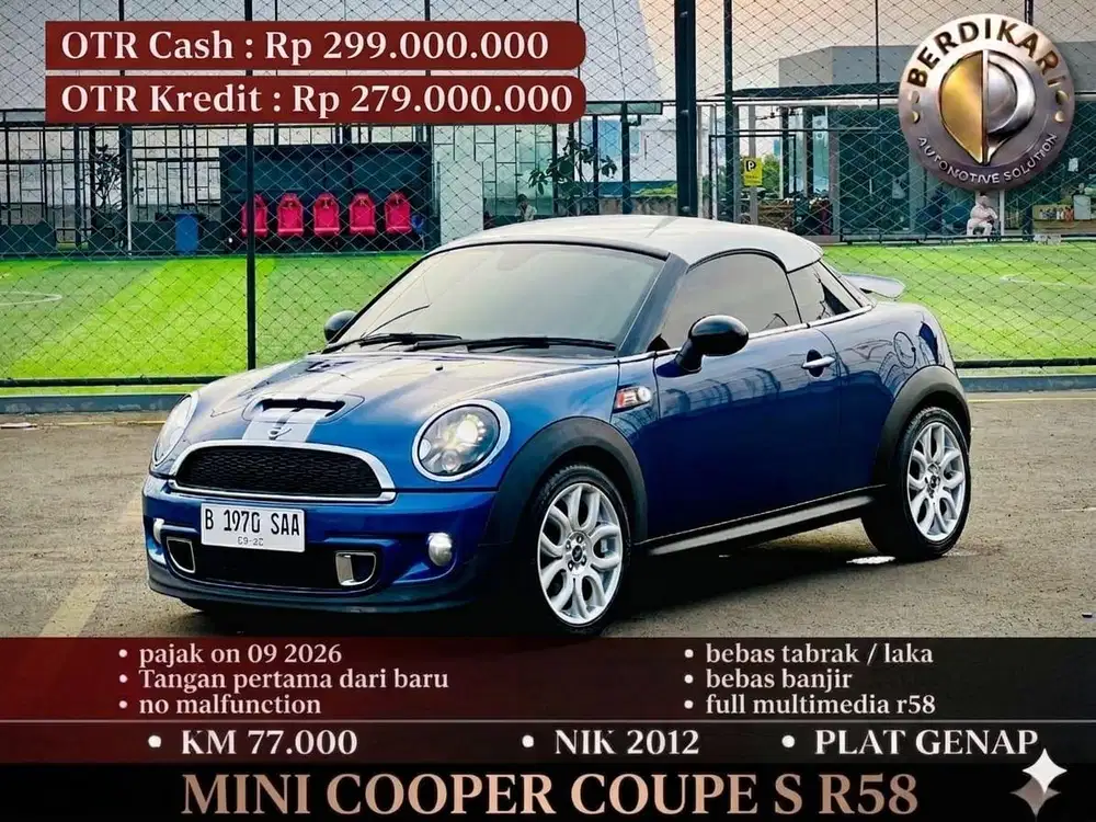 Mini Cooper Coupe S R58 2012 new multimedia