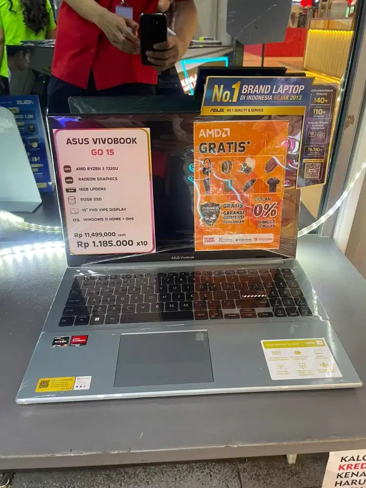 Segampang Itu kredit Asus VivoBook Go 15 Melalui Home Credit