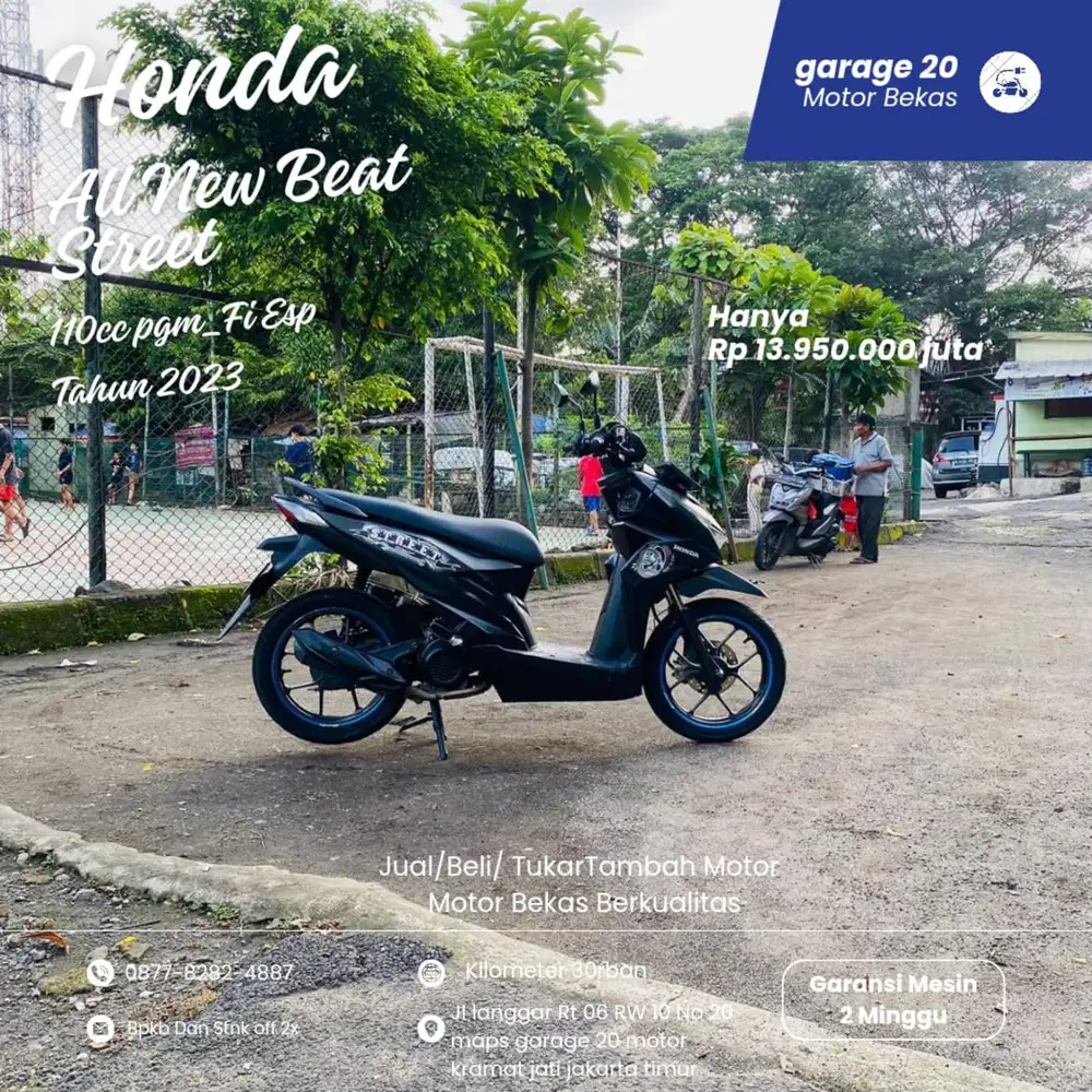 Honda all New Beat Street 110cc Pgm_Fi Esp Tahun 2023