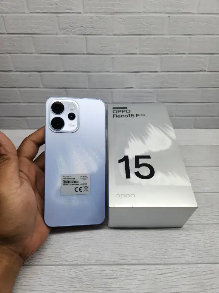 Oppo reno 15 f 5G ram 12/256 gb lengkap