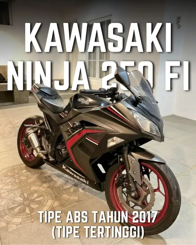 kawasaki Ninja 250 FI ABS (Tipe tertinggi) Mesin Halus Seperti Baru