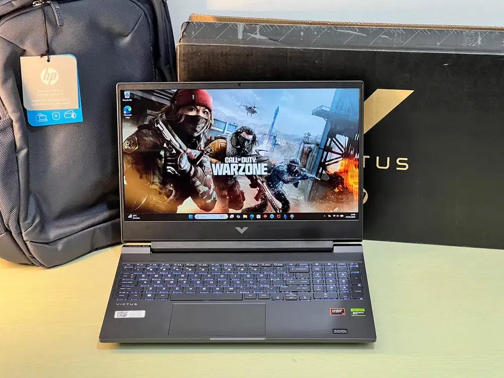 HP Victus 15 Ryzen 7-8845HS AI RAM 16 GB SSD 512 RTX 4050 6GB Like New
