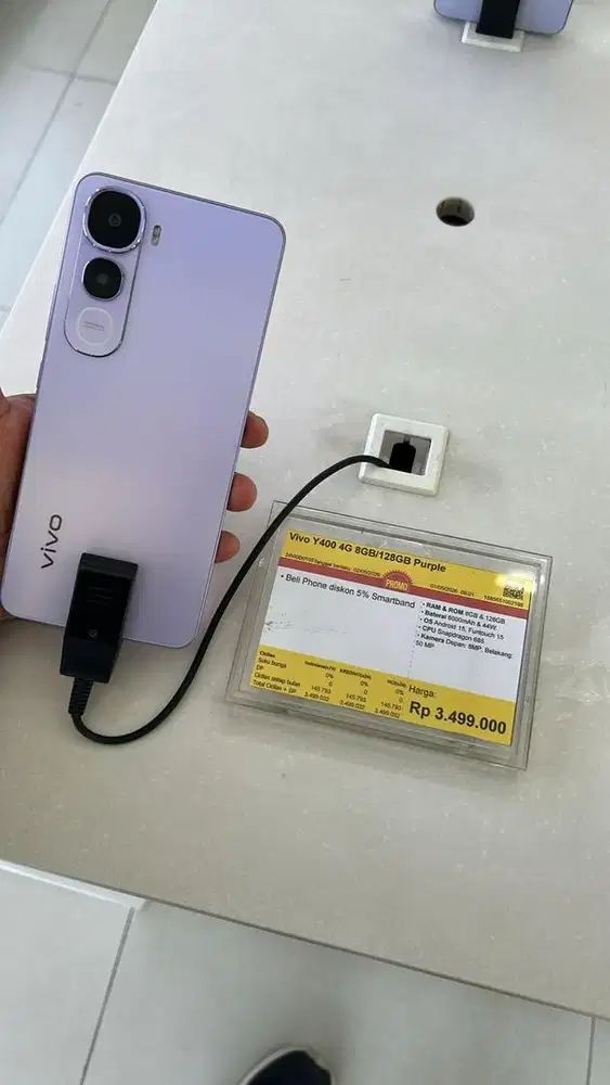Kredit DiSpaylatter Vivo Y400 8/128Gb Erablue