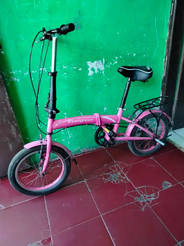 Sepeda Lipat EVERGREEN ring 16 speed 7
