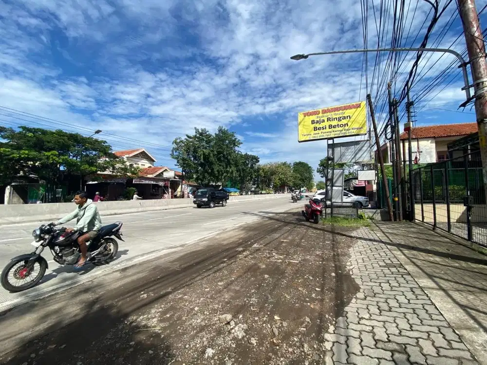 Jual Cepat. BU. Nego Sejadinya. Tanah Nempel Jalan Raya Majapahit.