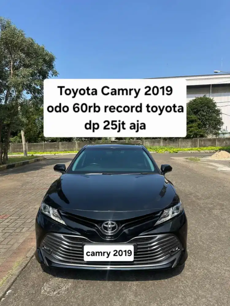 Toyota Camry V 2019 tdp20jt odo60rb 2020 hitam record beres