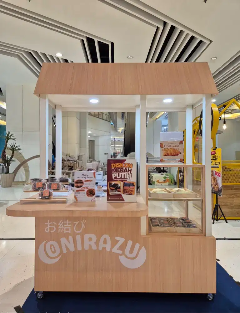 Gerobak Booth Jualan Siap Pakai – Cocok untuk Minuman/Cafe/Bazaar