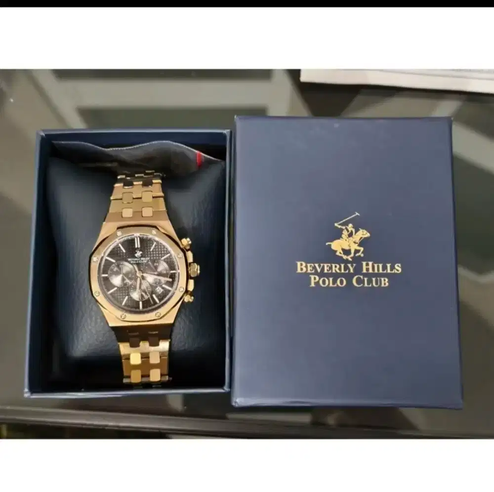 Jam tangan Beverly Hills Polo Club BP3051X.450 Rose Gold