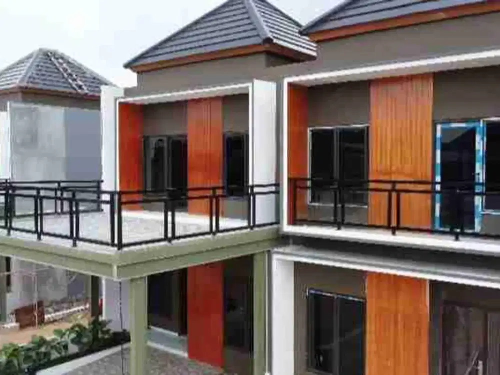 Hunian cluster modern lokasi pinggir jalan raya utama jatiwarna Akses ke tol JORR jatiwarna 5menit