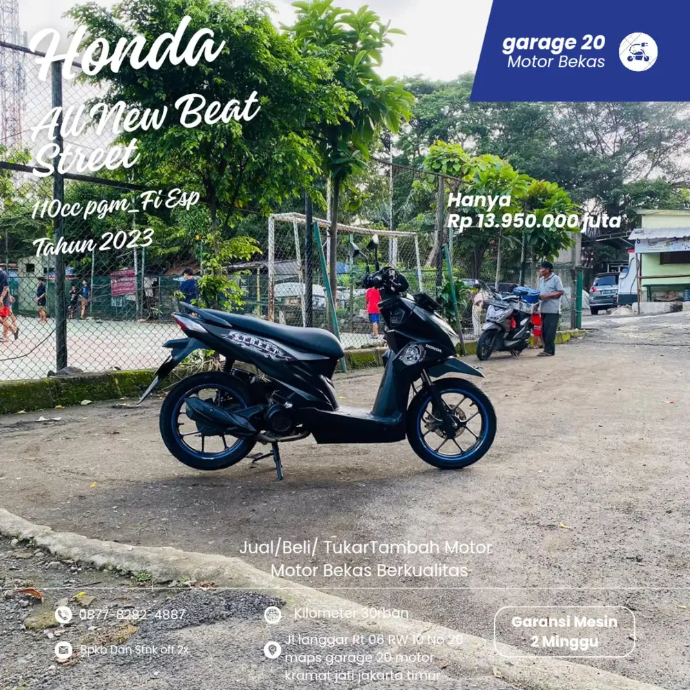 Honda All New Beat Street 110cc Esp Pgm Fi Tahun 2023