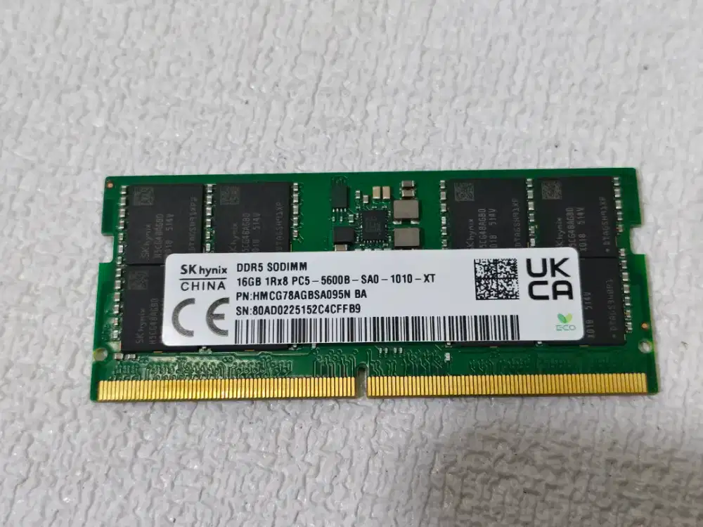 Ram Laptop DDR5 16GB PC5600 Original Copotan