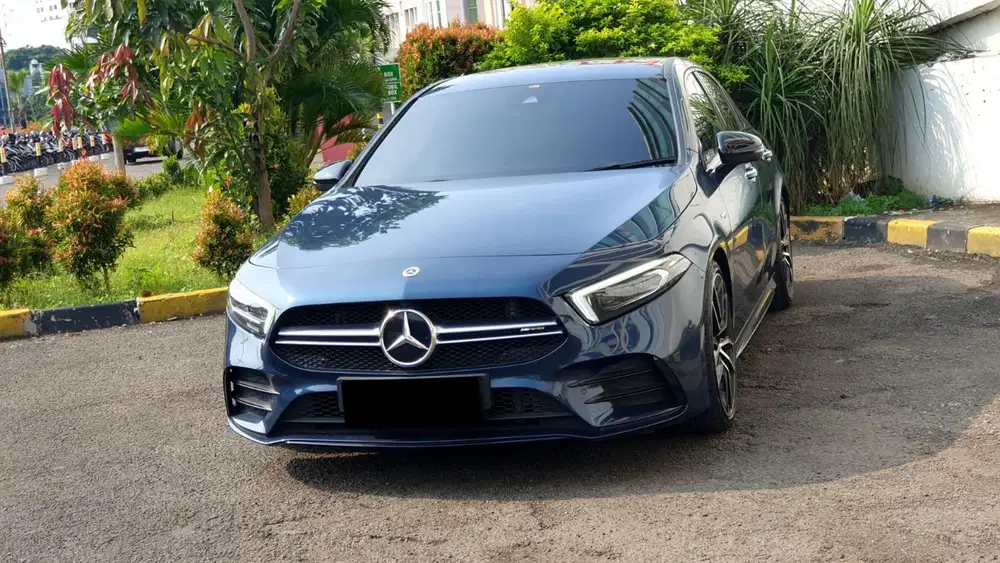Km13rb mercedes benz mercy amg a35 2022 biru pajak panjang