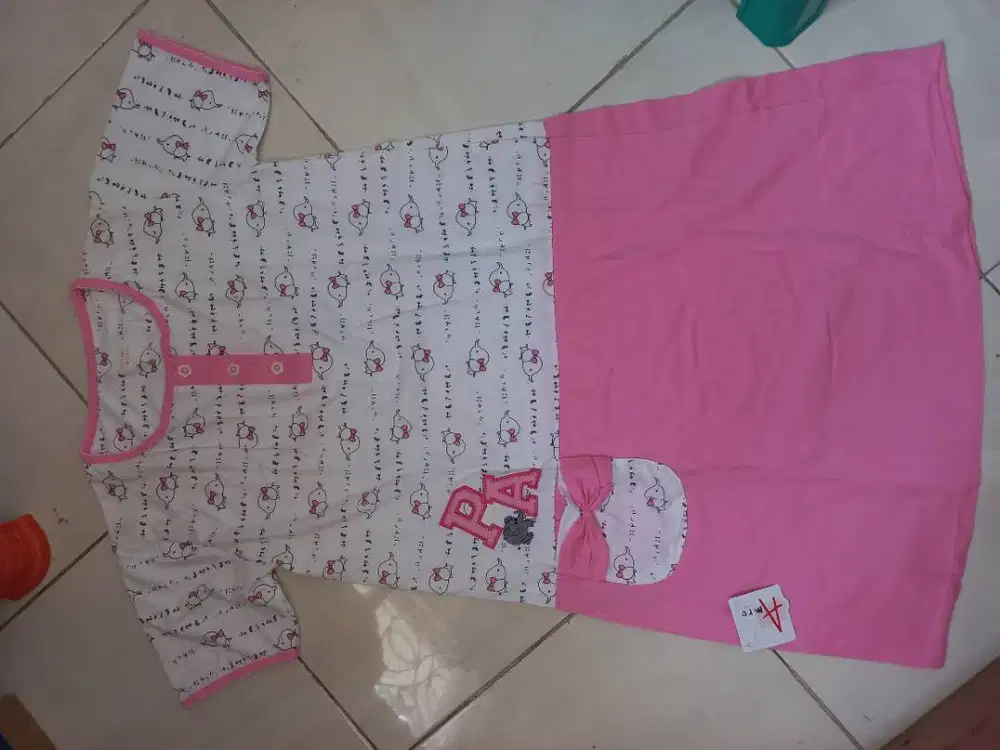 Dress Wanita Daster Kaos Saku Kecil Untuk Remaja Dewasa
