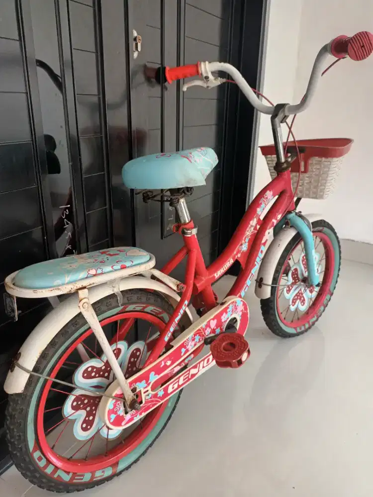 Sepeda Anak Genio Merah (16 Inch)
