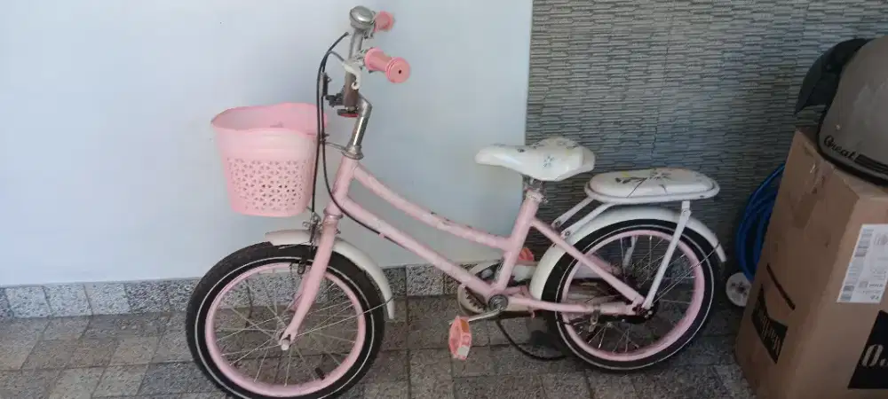 Dijual sepeda anak warna pink