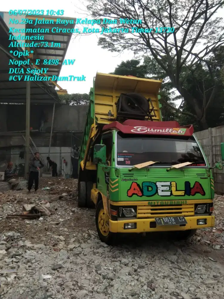 Tanah campur puing murni Galian basement