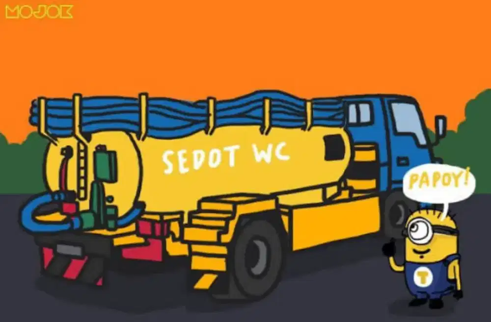 SEDOT WC PENUH DAN MAMPET