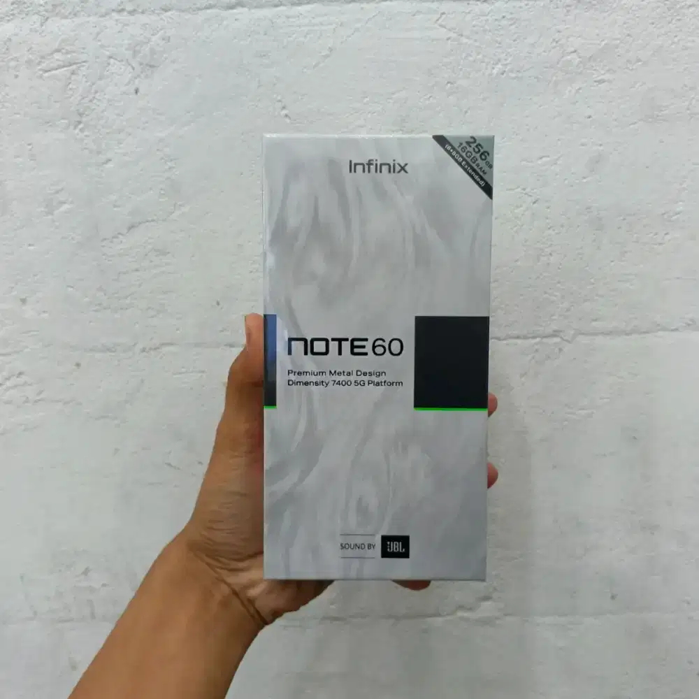 INFINIX NOTE 60 RAM 8GB/256GB | BARANG BARU BERGARANSI RESMI