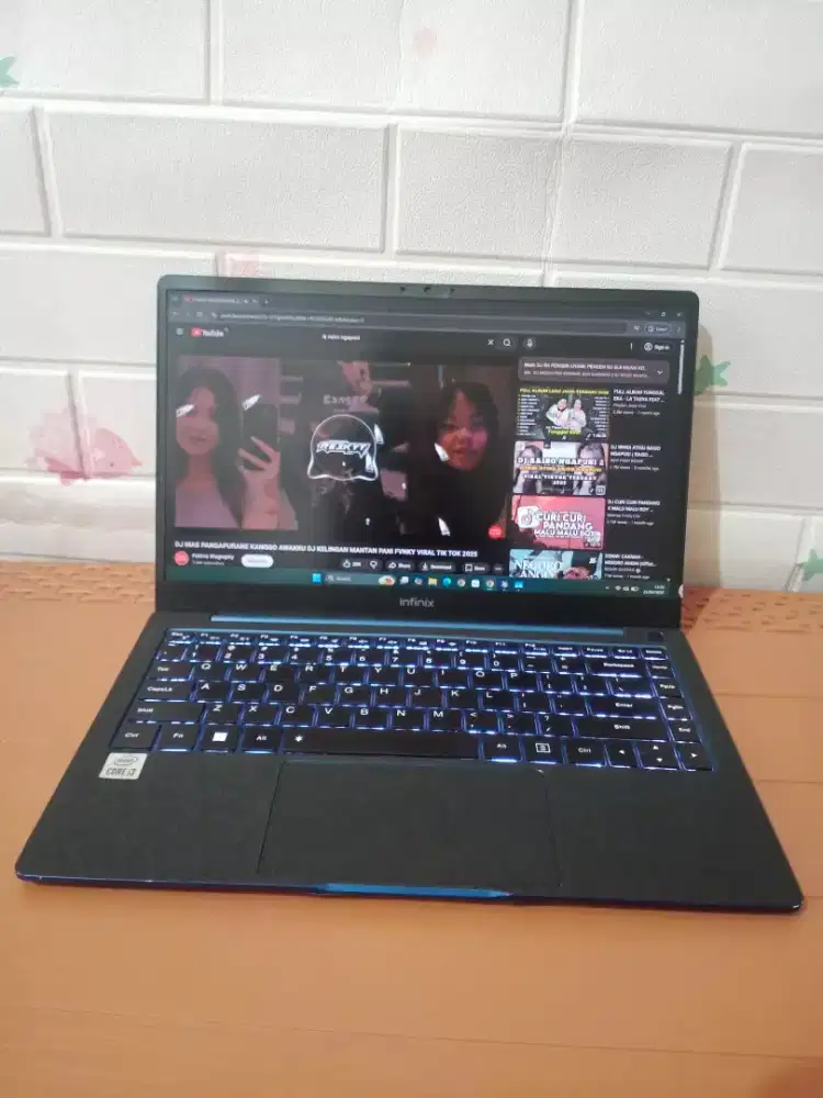 Laptop Murah Infinix Inbook X2 core i3 gen10 ram 4 SSD 128gb