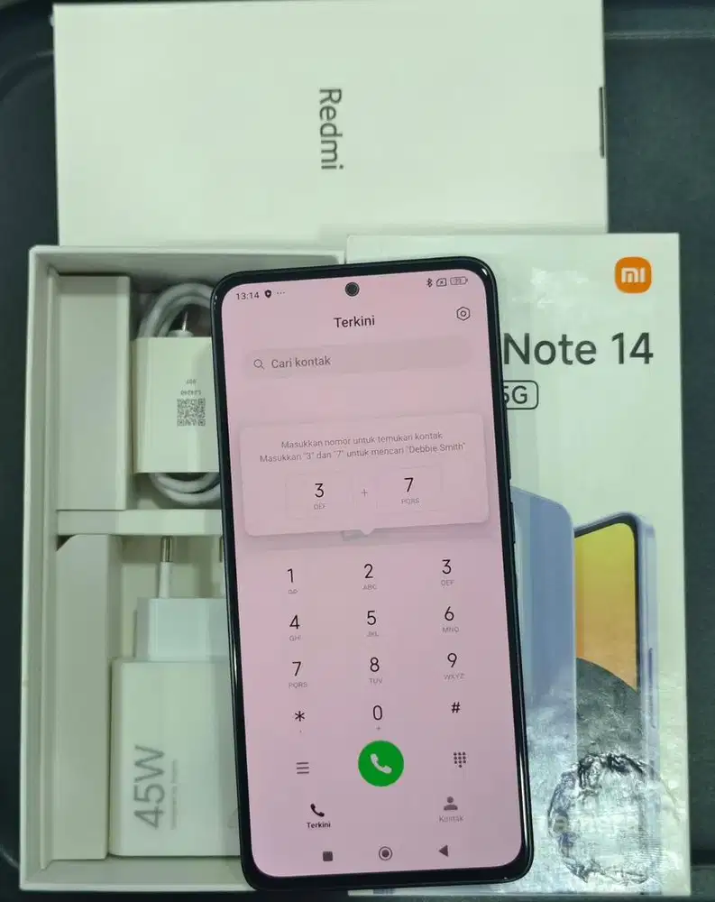 Redmi Note 14 5G 8/256gb fullset mulus no minus